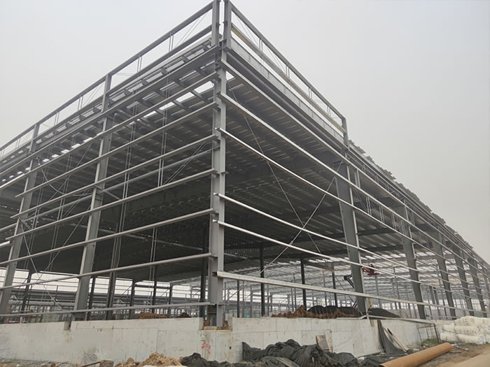海城钢结构厂房网架工程